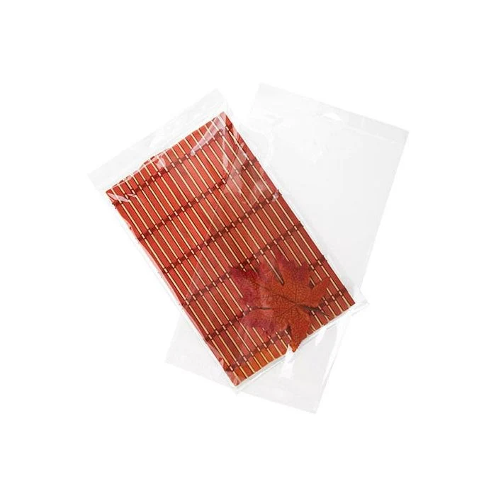 Cellofanpåsar med Eurohål 22,7x36,2cm Transparent med Tejpremsa (100 st) [HB814]