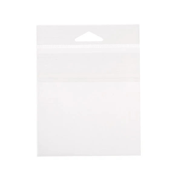 Cellofanpåsar med Eurohål 10,8x10,8cm Möjligt att fylla uppifrån (100 st) [HBT44]