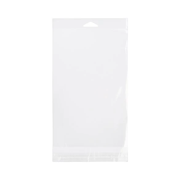 Cellofanpåsar med Eurohål 15,1x23,5cm Transparent med Tejpremsa (100 st) [HB95]