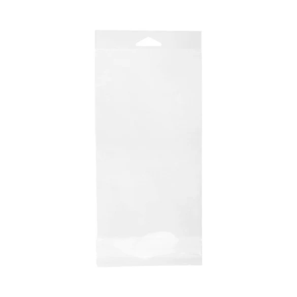 Cellofanpåsar med Eurohål 12,1x21cm Transparent med Tejpremsa (100 st) [HB4X8]