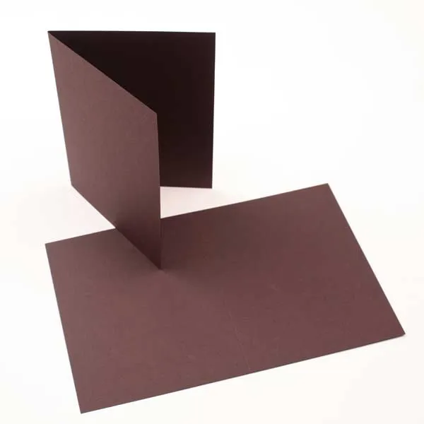 Önskekort Brun 17,8x12,4cm (50 st) [PC012]