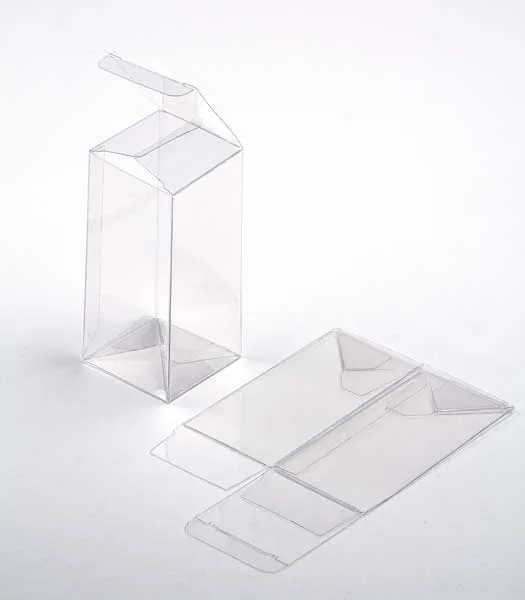 Plastlådor 6,5x6,5x15,4cm automatisk Botten (25 st) [PLB146]