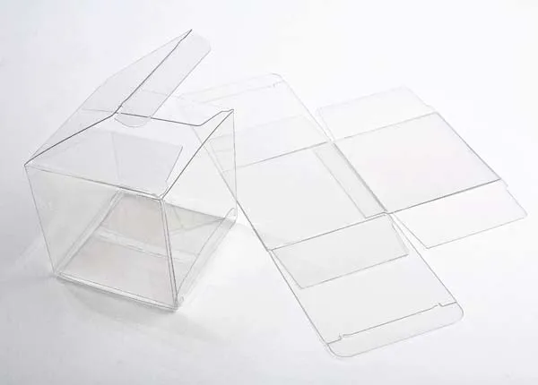 Plastlådor 10,2x10,2x10,2cm Kristallklart (25 st) [FB56]