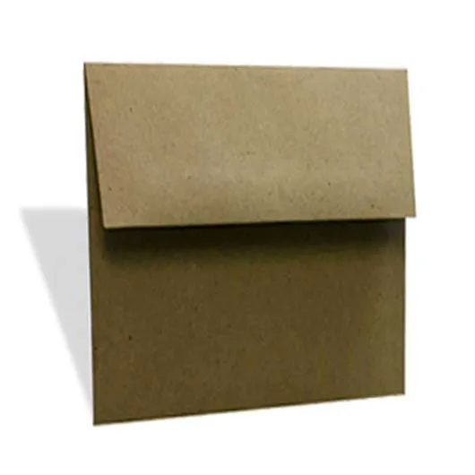 Kuvert Brun 12,7x12,7cm (50 st) [EB80]