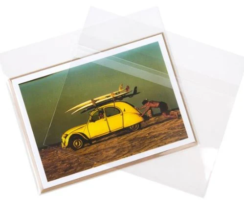 Plastpåsar 18,9x13,4cm Transparent med Tejpremsa (100 st) [B5PC]