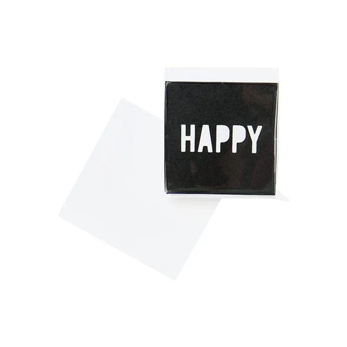 Plastpåsar 8,5x8,3cm Transparent (100 st) [B33NF]