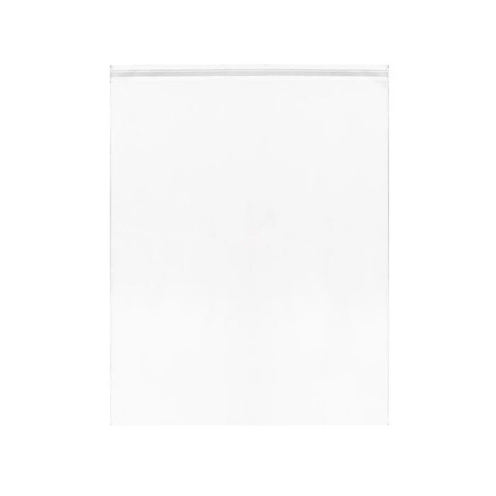 Plastpåsar 62,1x76,8cm Transparent med Tejpremsa (100 st) [B2430]