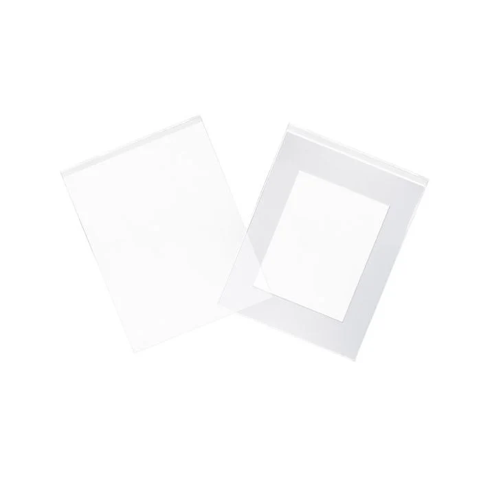 Plastpåsar 41,3x51cm Transparent med Tejpremsa (100 st) [B16S]