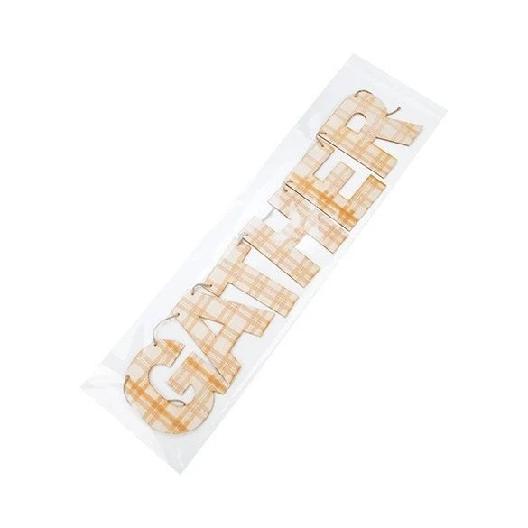 Plastpåsar 21,4x76,8cm Transparent med Tejpremsa (100 st) [B830]
