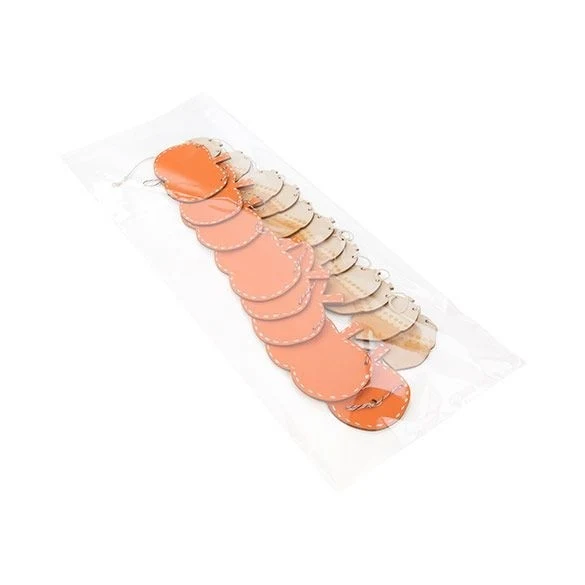 Plastpåsar 21,4x51,4cm Transparent med Tejpremsa (100 st) [B820]