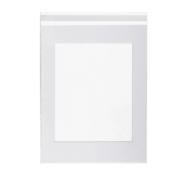 Plastpåsar 26,5x33,7cm Transparent med Tejpremsa (100 st) [B10X13]