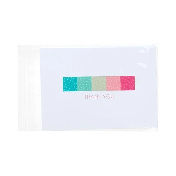 Plastpåsar 12,7x16,7cm Transparent med Tejpremsa (100 st) [B65W]