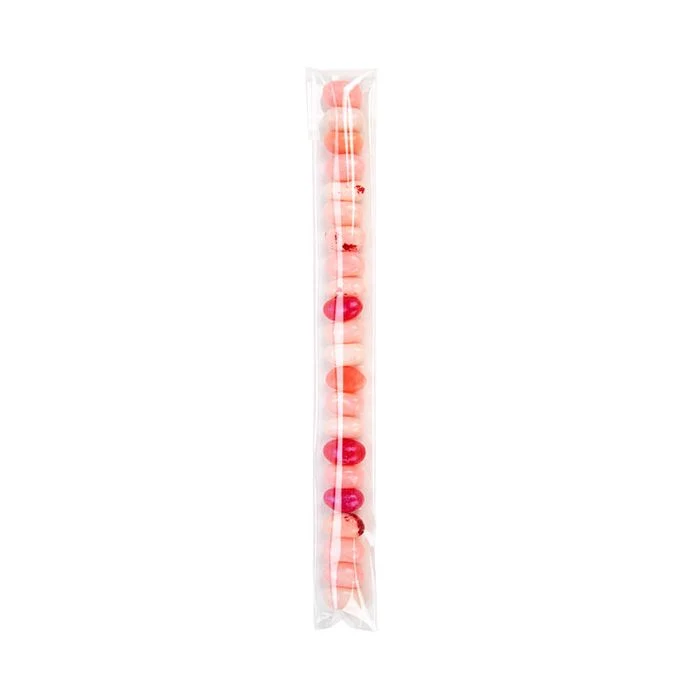 Plastpåsar 2,5x20,3cm Transparent med Tejpremsa (100 st) [B1X8]