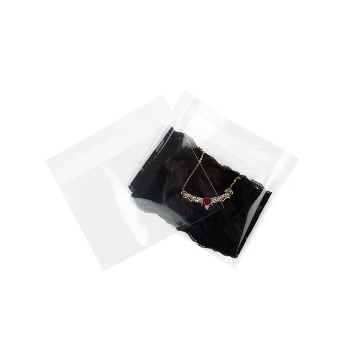 Plastpåsar 16x11,5cm Transparent med Tejpremsa (100 st) [B46]
