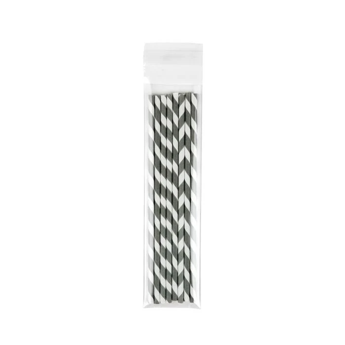 Plastpåsar 5,7x21,6cm Transparent med Tejpremsa (100 st) [BM5]