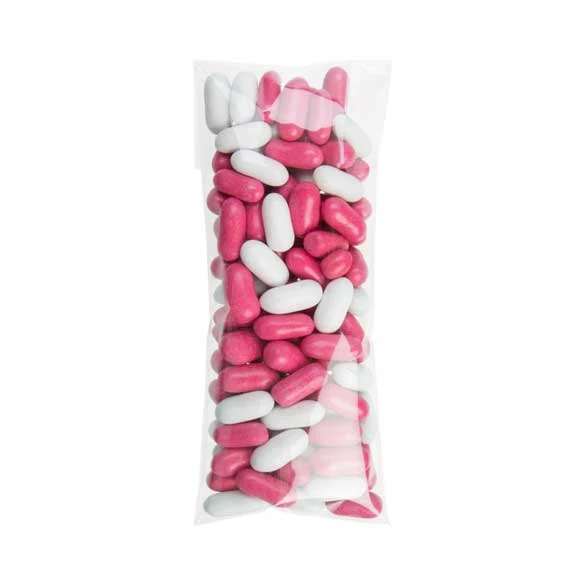 Plastpåsar 6,5x15,5cm Transparent med Tejpremsa (100 st) [BM3]