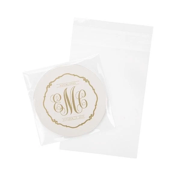 Plastpåsar 11x15,1cm Transparent med Tejpremsa (100 st) [BA6S]