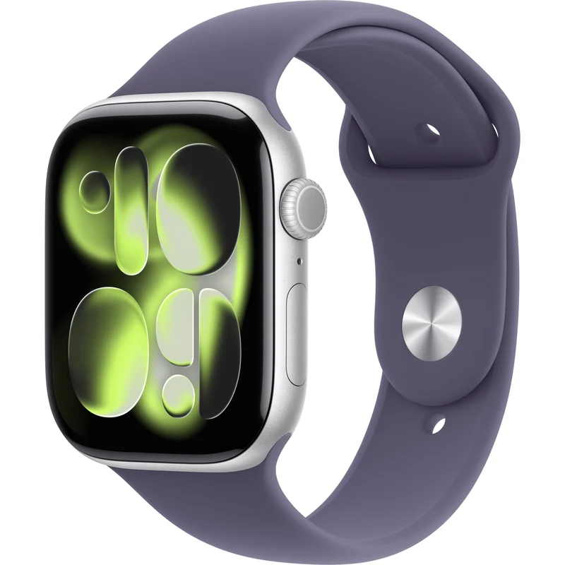 Apple Watch Series 11 (GPS + Cellular) 46 mm Silver Aluminium Case with Sport Band (M/L)