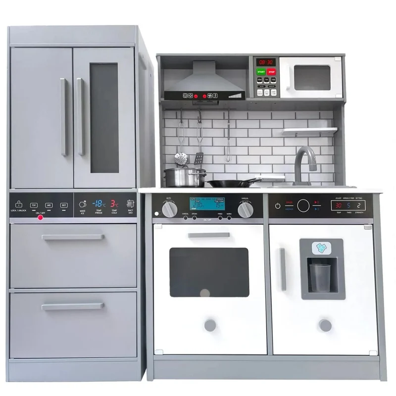 COOK'N'ROLL Wooden Children's Play Kitchen 93 x 100 x 30 cm