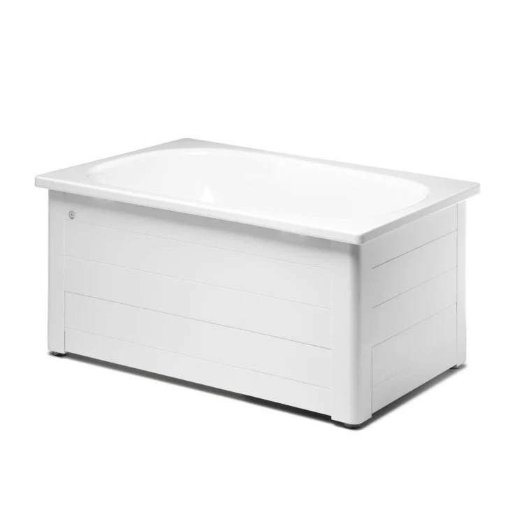 Gustavsberg 1051 Sit Bath 1050x650 with Anti-Slip Treatment, White