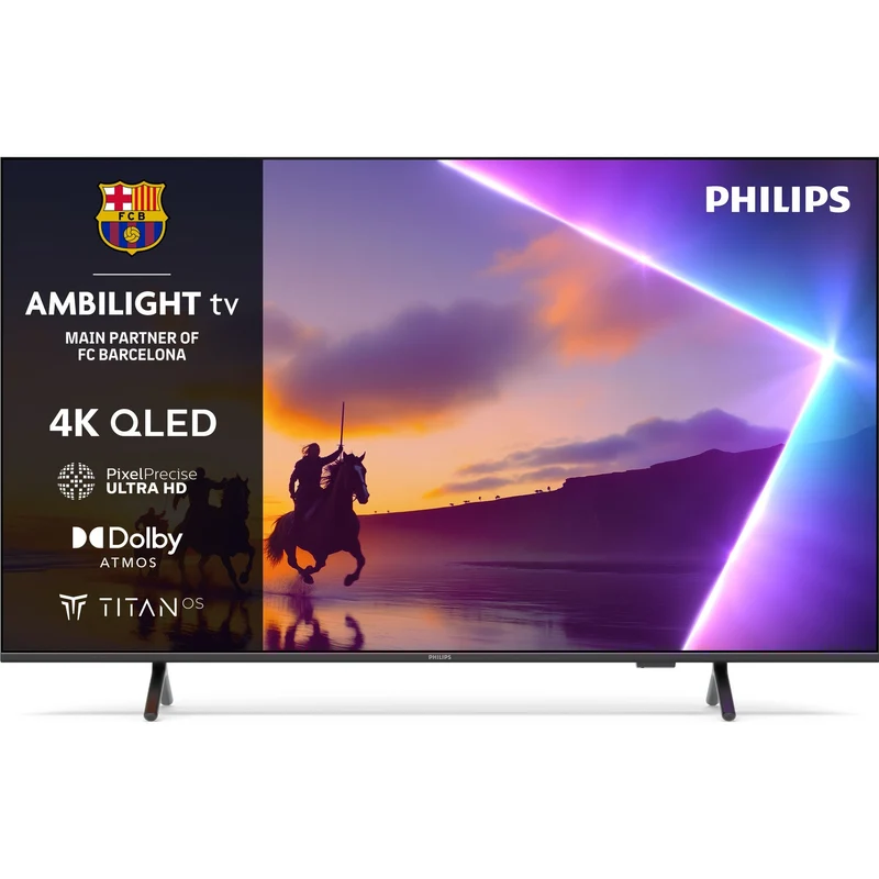 Philips 43" PUS8550, 4K QLED Ambilight TV