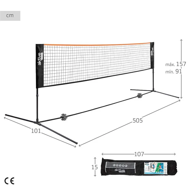 Aktive Portable Volleyball and Badminton Net