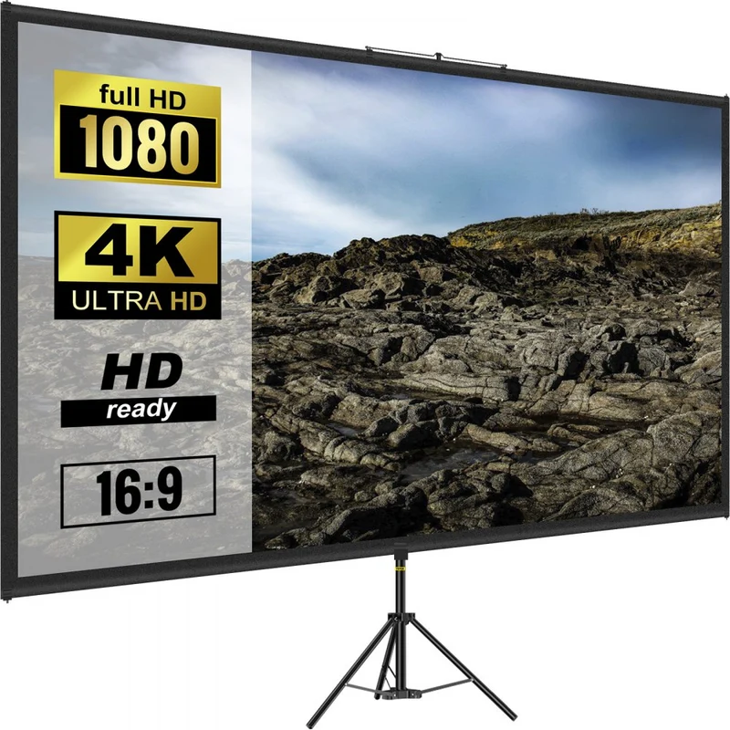 VEVOR 100 Inch Tripod Projector Screen
