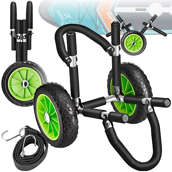Surfboard & SUP Trolley Wave Wheel Single, Black/Green