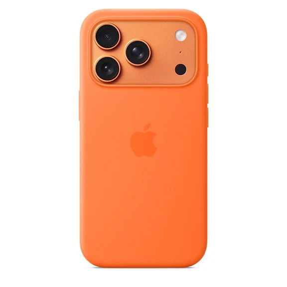 Apple iPhone 17 Pro MagSafe silicone case, Orange