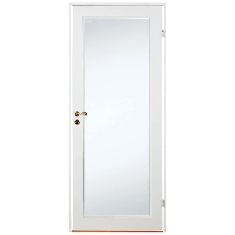 Diplomat Light Interior Door, Smooth, Full Clear Glass, , White