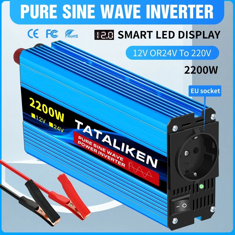DC/AC 5000W Power Inverter, 12V, 50Hz, Single Output Type