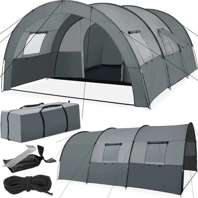 Roskilde Tunnel tent for 6 people, Grey