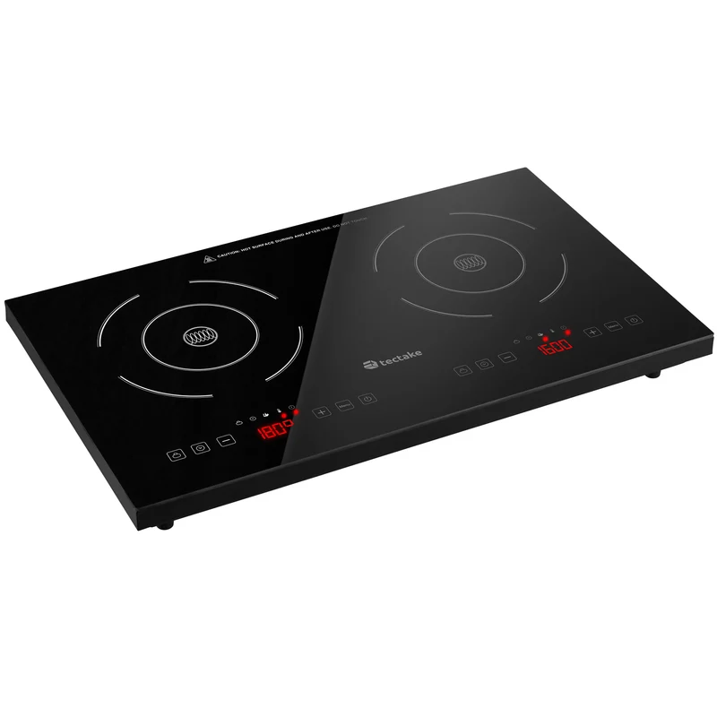 Tectake Double Induction Hob 3500W, Black