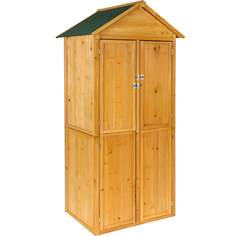 Tectake Garden storage shed with a pitched roof