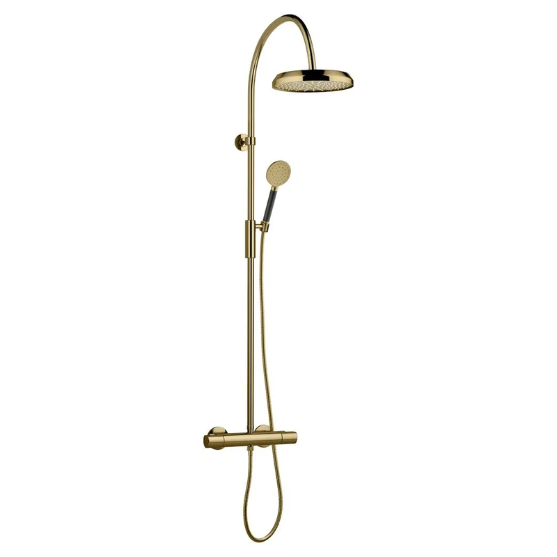 Tapwell ARM5300-160 Overhead Shower Set, Honey Gold