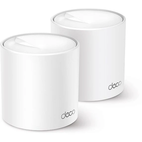 TP-LINK Deco X50 WiFi 6 Mesh System, 2-pack, White