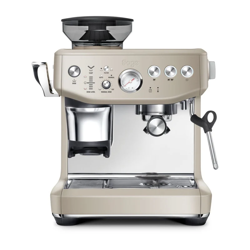 Sage SES876ALM Barista Express Impress Espresso machine, Almond Nougat