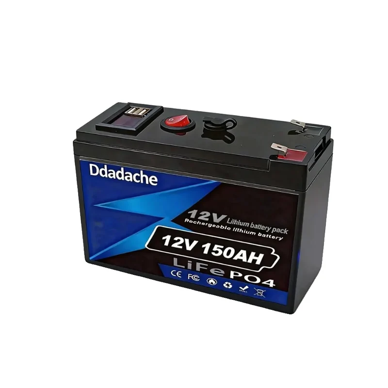 Lithium Battery, 150Ah Capacity, Built-in Protection, 12V 150000mAh Set