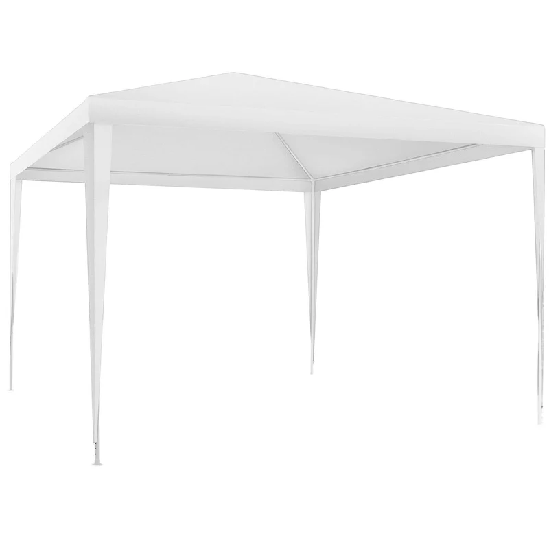 Tectake Gazebo Farah, White, 3 x 3 m