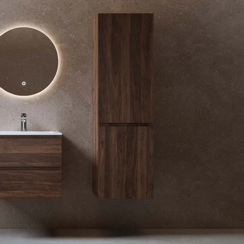 Bathlife Eufori Side Cabinet, Walnut