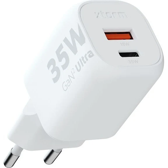 Xtorm XEC035 GaN² Ultra 35W Wall Charger, USB-C / A