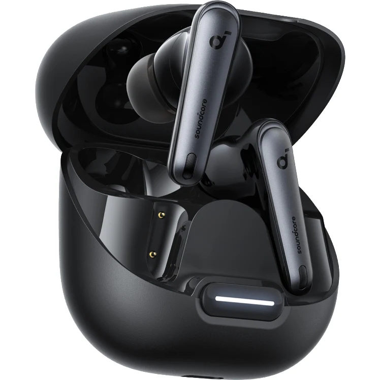 Soundcore Liberty 4 NC Noise-Cancelling Earbuds, Black