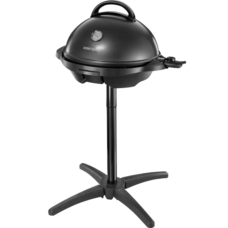 George Foreman Indoor/Outdoor Electric Grill, Black