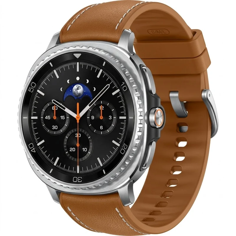 Samsung Galaxy Watch8 Classic LTE with Brown Band