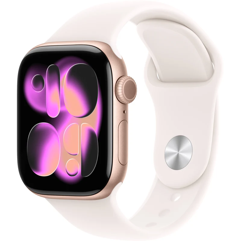 Apple Watch Series 11 GPS + Cellular 42mm, Rose Gold Aluminum