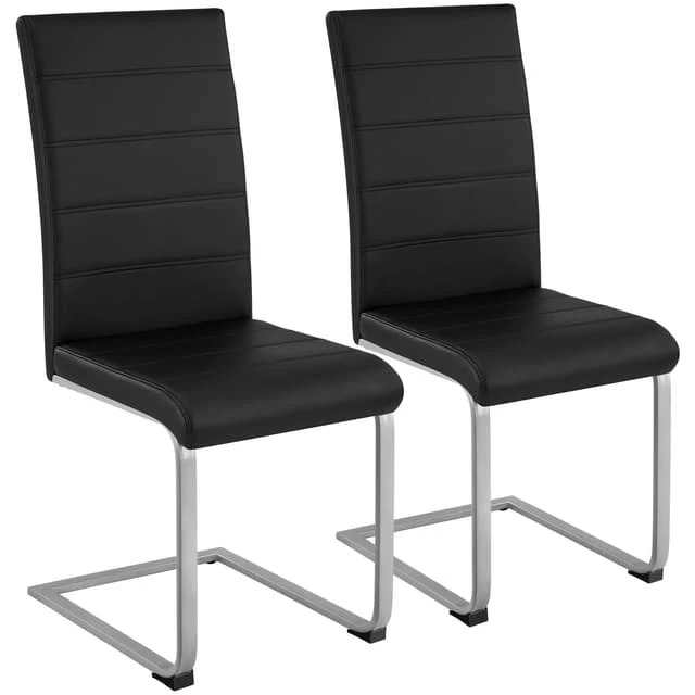 Kitchen chairs Bettina 2 pieces, Black