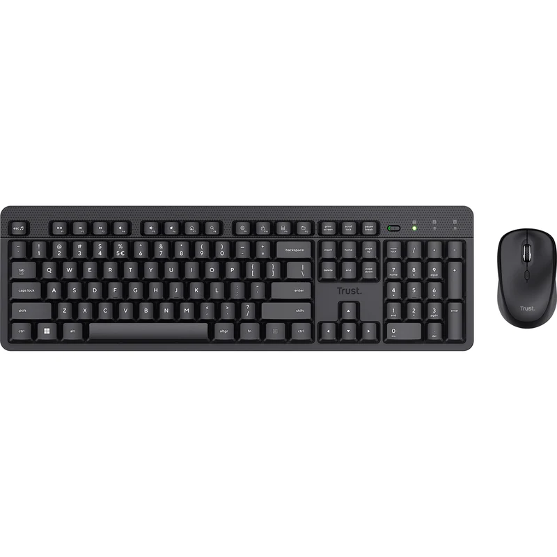 Trust Ody II Wireless Keyboard + Mouse, Black
