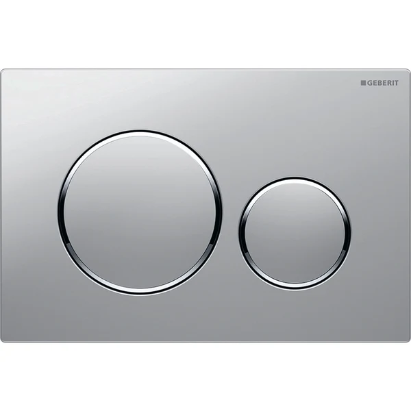 Geberit Sigma 20 Matte Chrome/Chrome Flush Plate