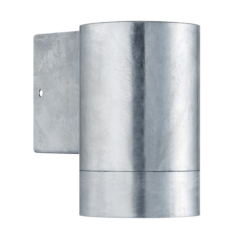 Nordlux Tin Maxi Galvanized Steel Glass GU10 Outdoor Wall Lamp