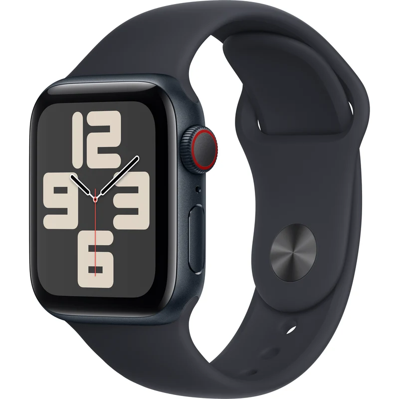 Apple Watch SE 2nd Gen 40mm LTE, Midnight Alum + Sport Band (S/M)